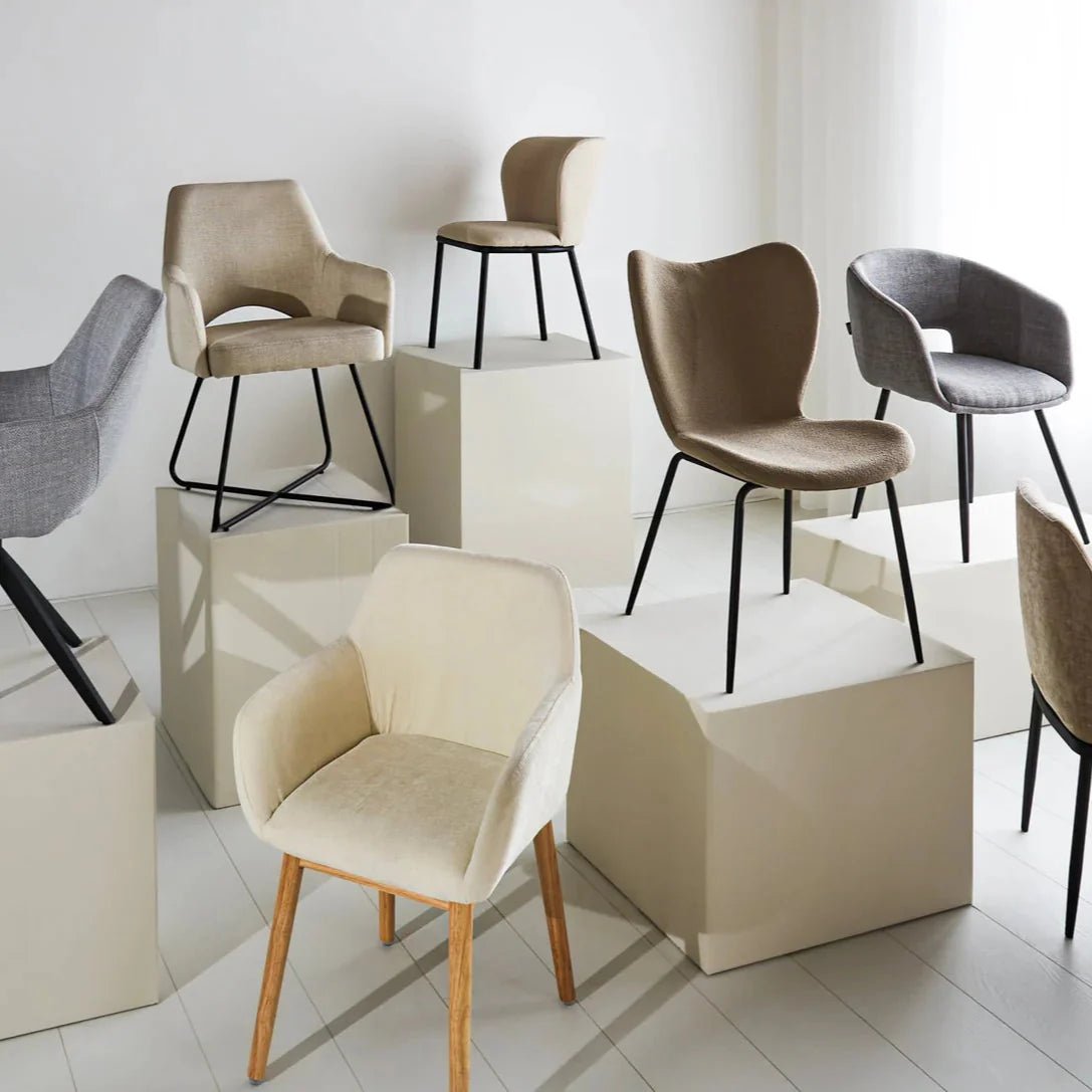 Industriële eetkamerstoelen - Dimehouse