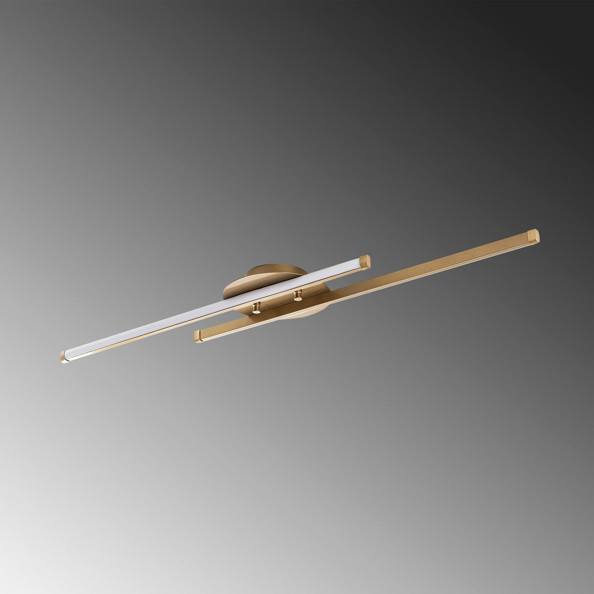 Lámpara de techo de metal dorado Hawk