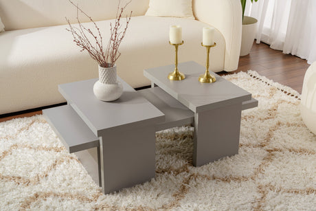 Mesa de centro Gris Melamina Rebelión