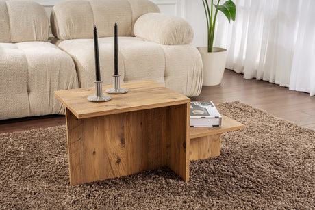 Mesa de salón Natural aspecto de pino Melamina Eterna