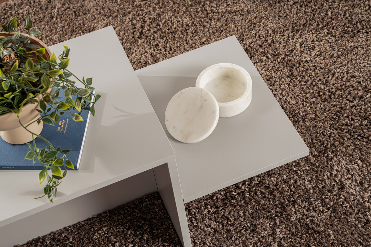 Mesa de salón Gris Melamina Eterna