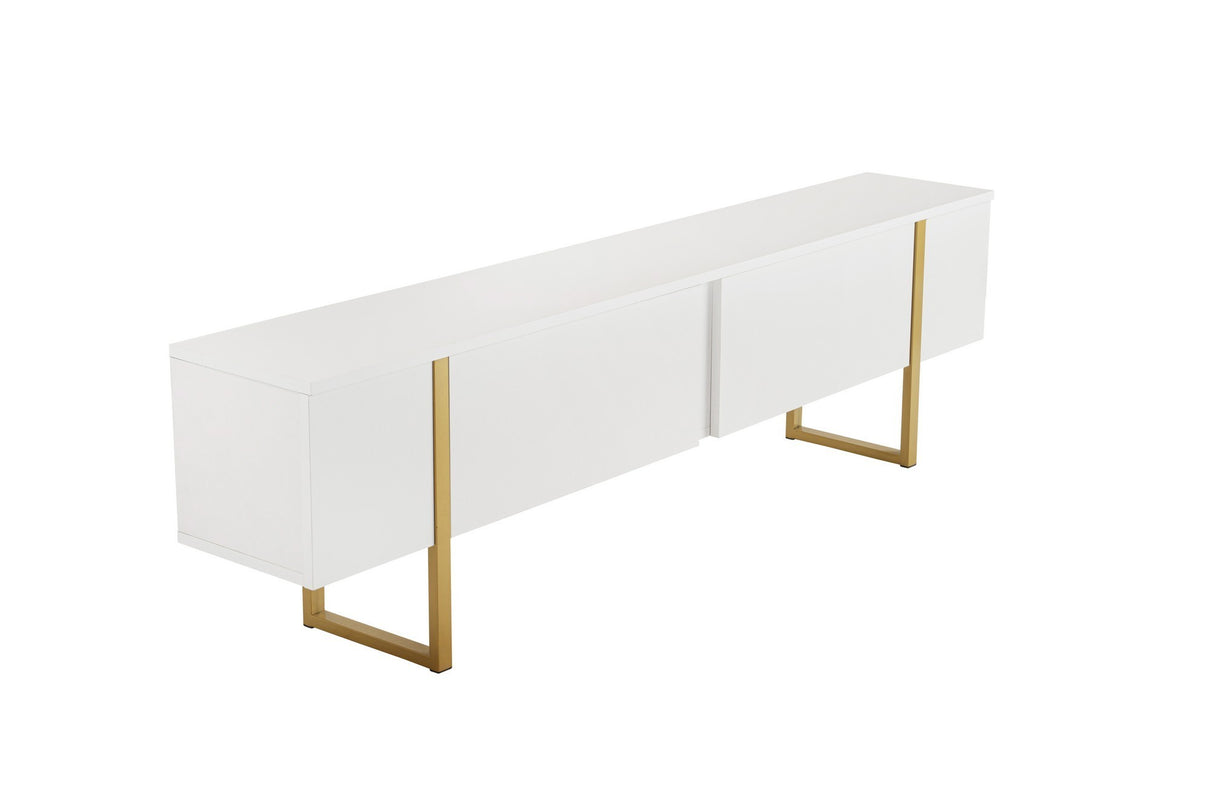 Mueble de TV Blanco Melamina Blitz 50x180x29,5 cm