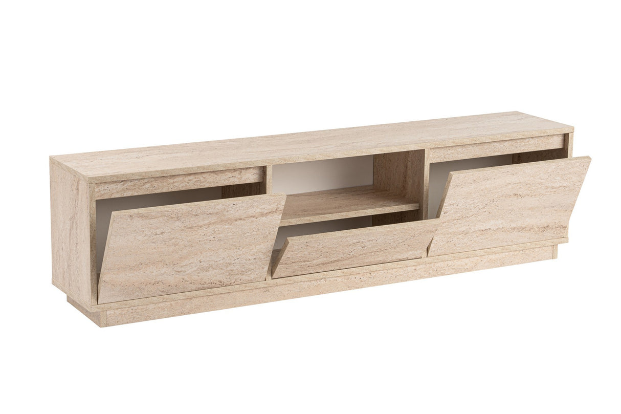 Mueble de TV Beige Melamina Flare 42x160x29,5 cm