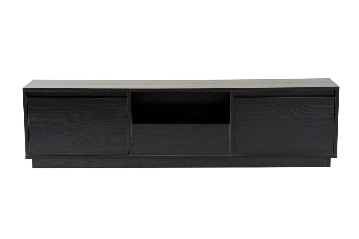 Mueble de TV Negro Melamina Flare 42x160x29,5 cm