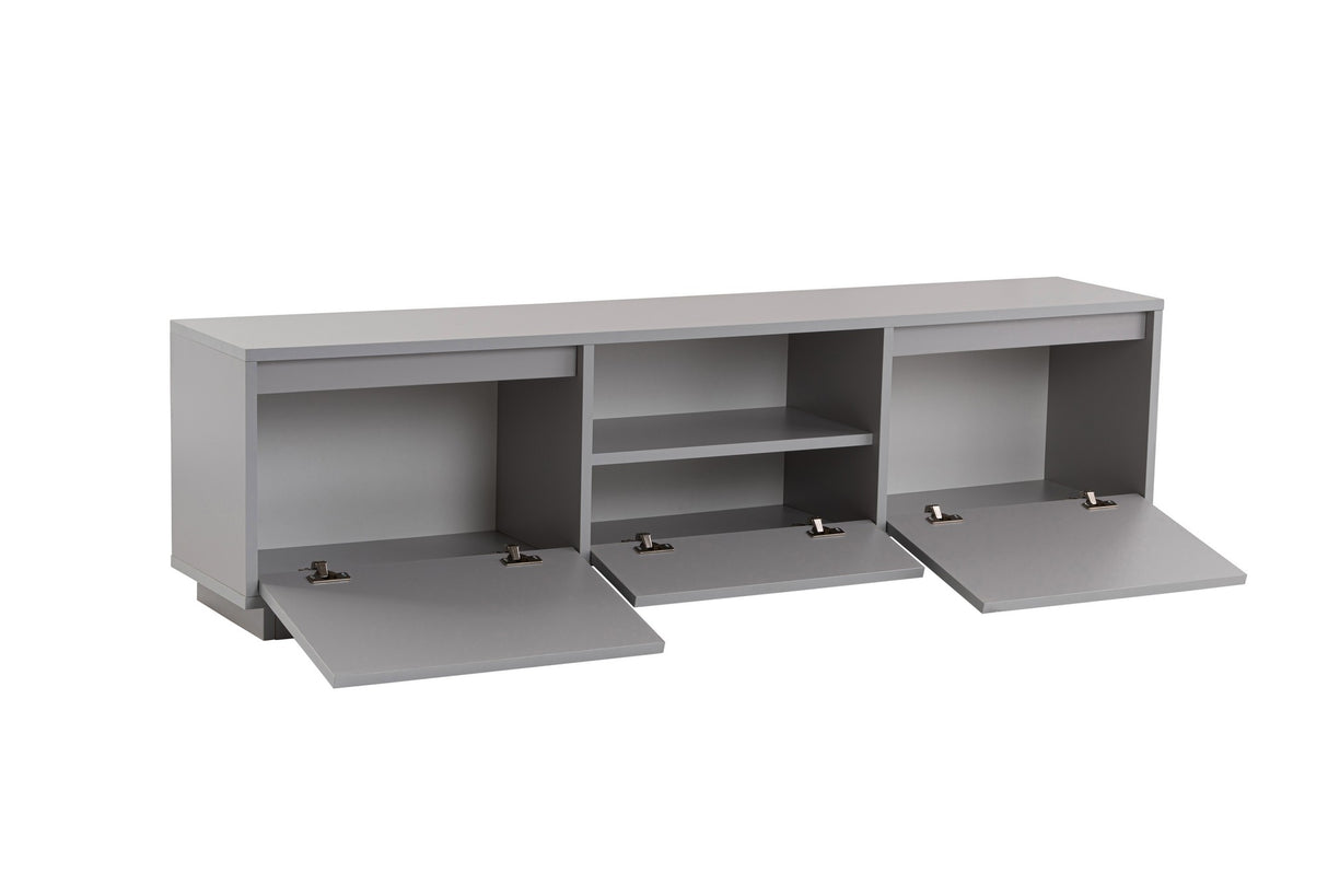 Mueble de TV Gris Melamina Flare 42x160x29,5 cm