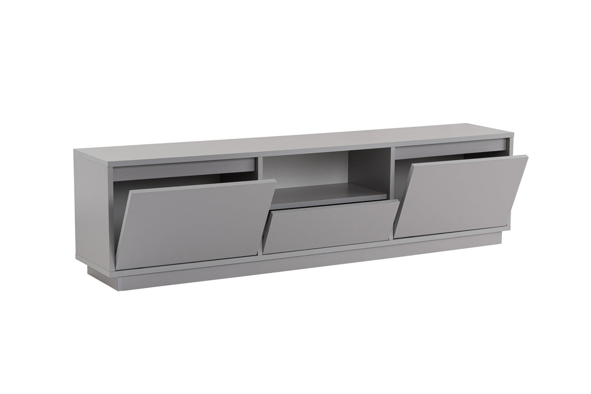 Mueble de TV Gris Melamina Flare 42x160x29,5 cm