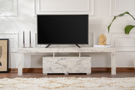 Mueble de TV de Melamina de Mármol Vertex 50x180x31,3 cm