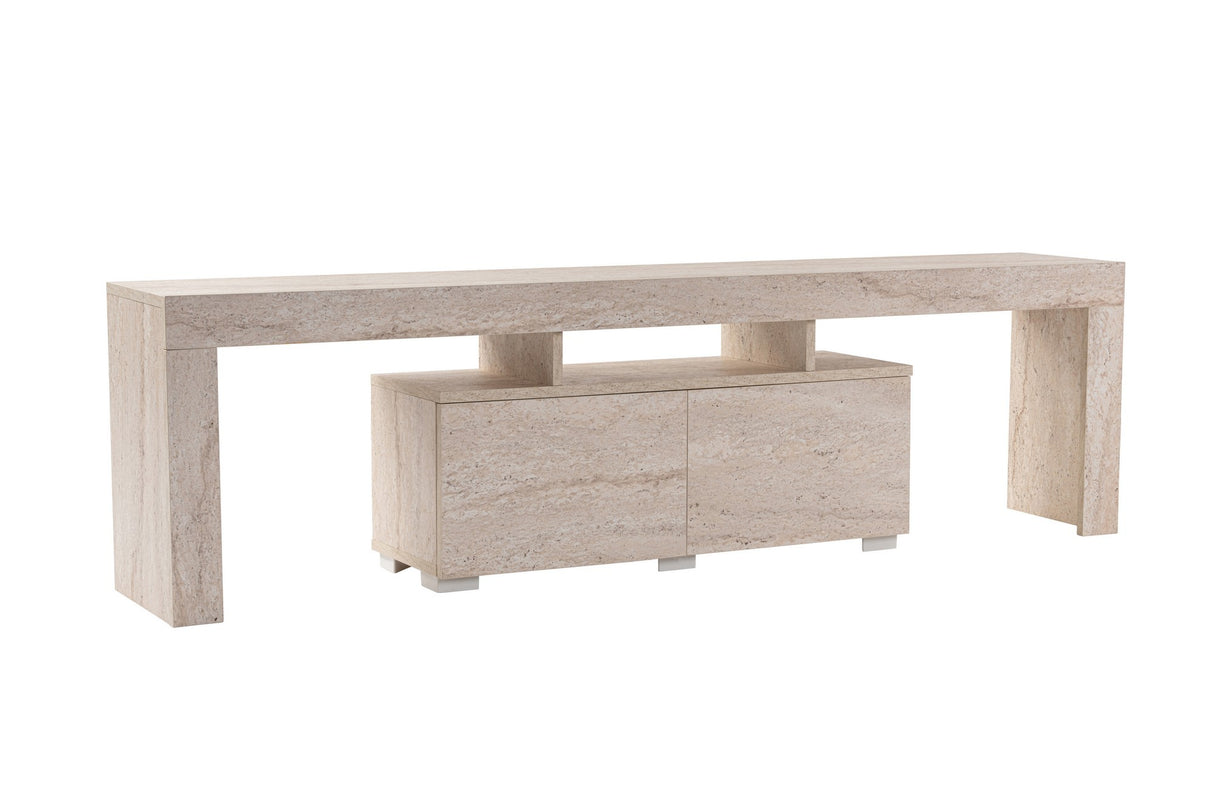 Mueble de TV Beige Melamina Vertex 50x180x31,3 cm
