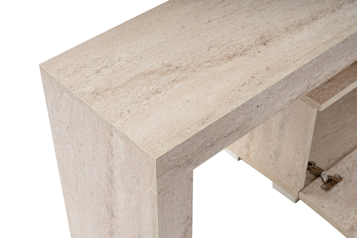 Mueble de TV Beige Melamina Vertex 50x180x31,3 cm