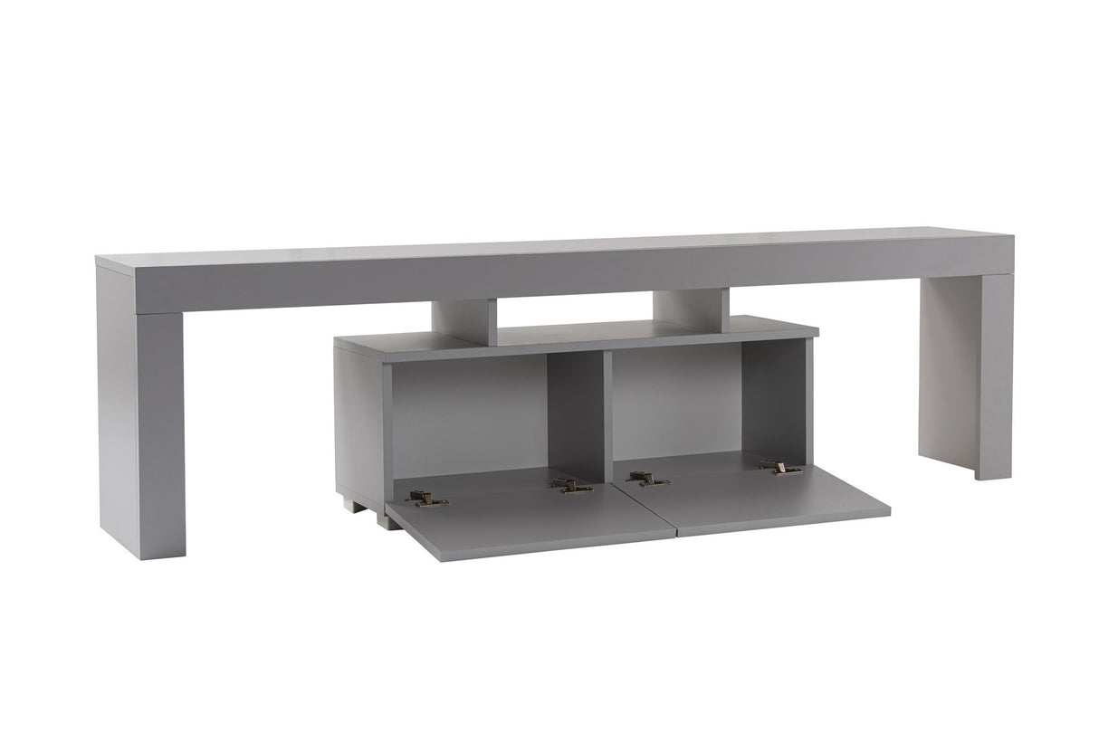 Mueble de TV Gris Melamina Vertex 50x180x31,3 cm