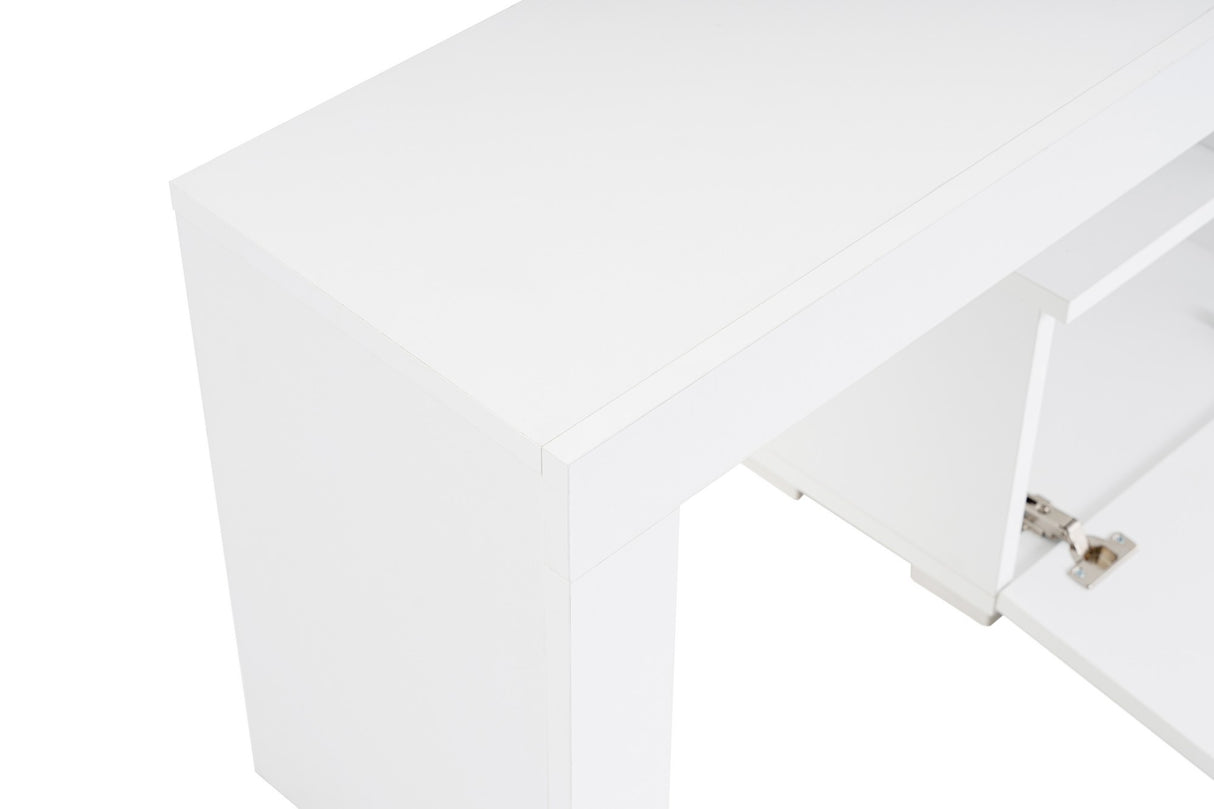 Mueble de TV Blanco Melamina Vertex 50x180x31,3 cm