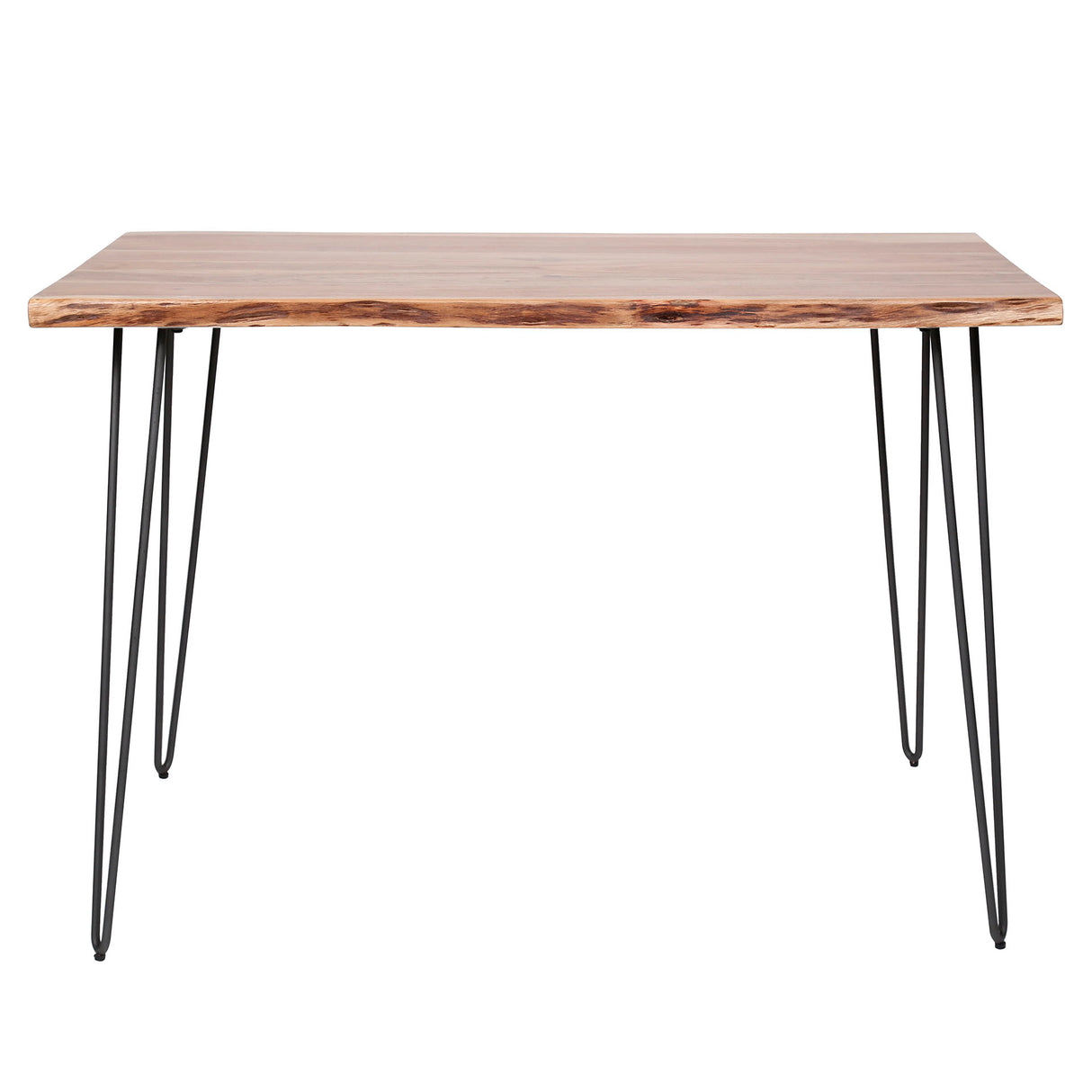 Bartafels - Industriële Bartafel Acaciahout Elin 130 cm - Dimehouse
