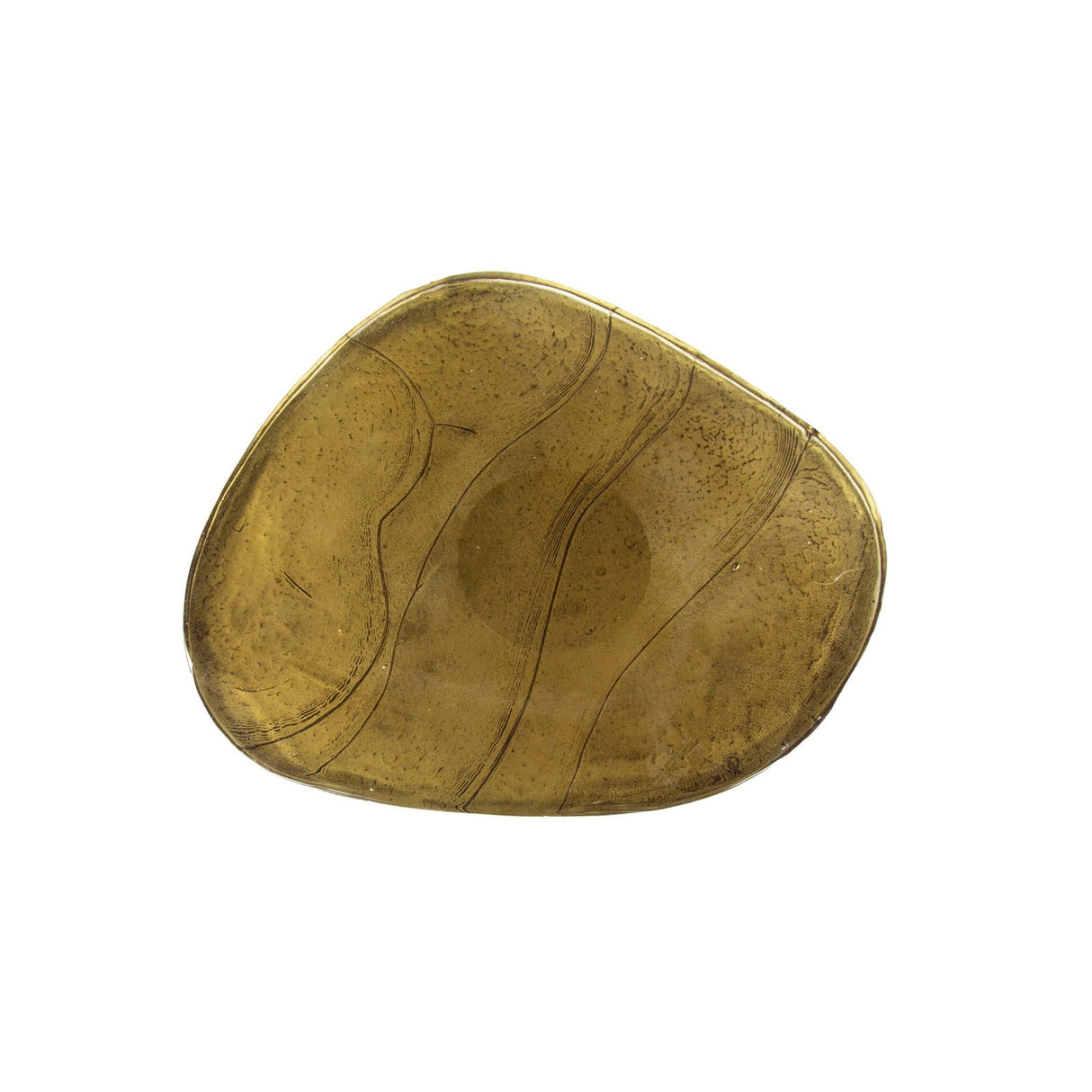 Mesita auxiliar Aurora M - Oro antiguo 50x55 cm