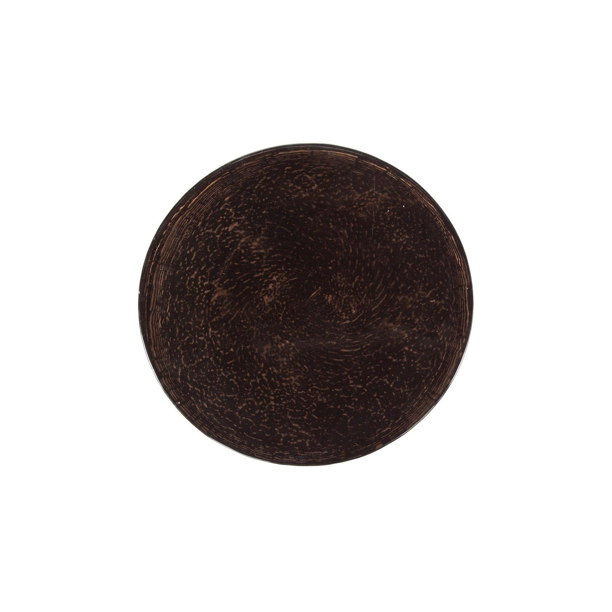 Mesa auxiliar Vesta en forma de gota - Cobre envejecido - 30x30x45 cm