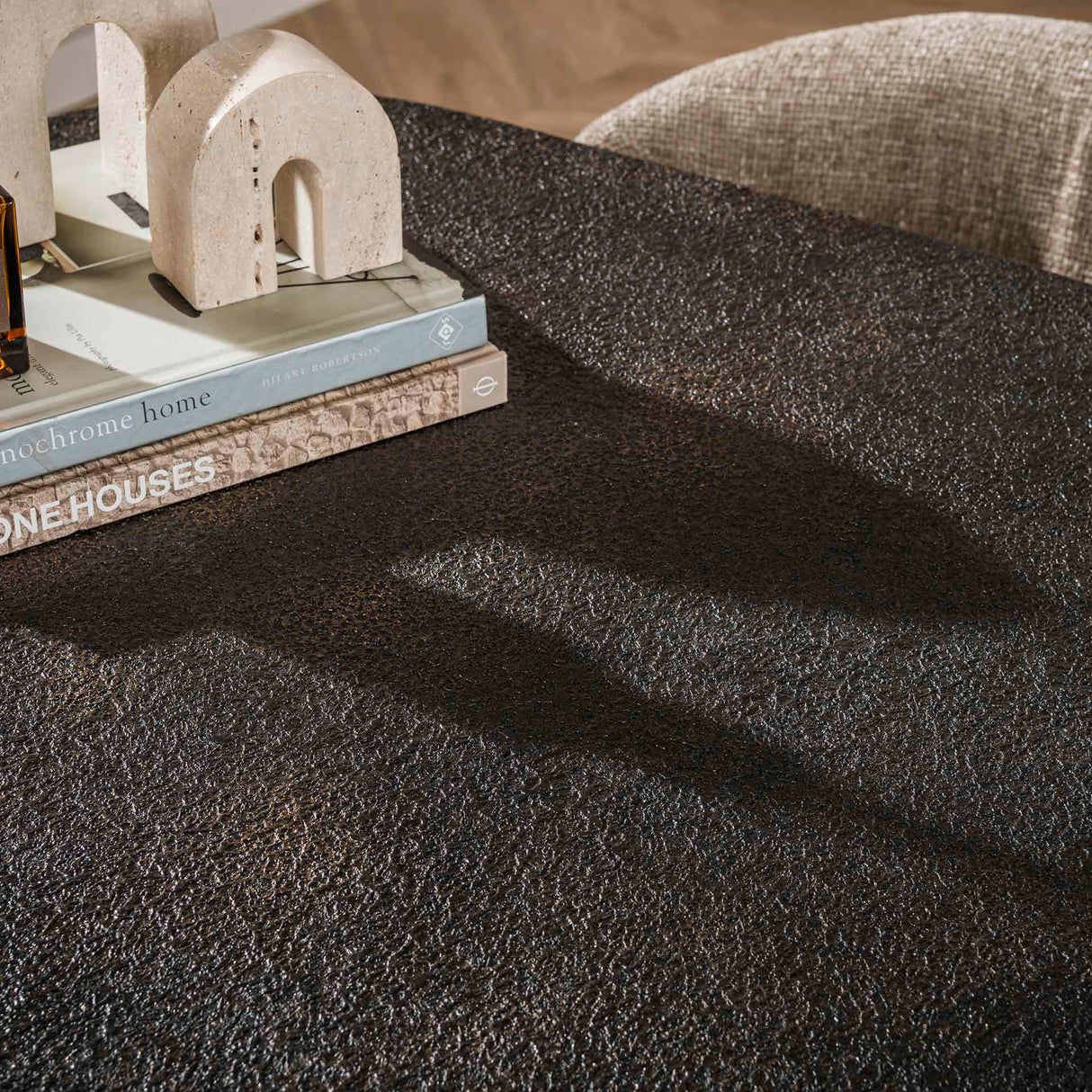 Mesa de comedor Jax Ovale Danesa de 180 cm - Gris Metálico