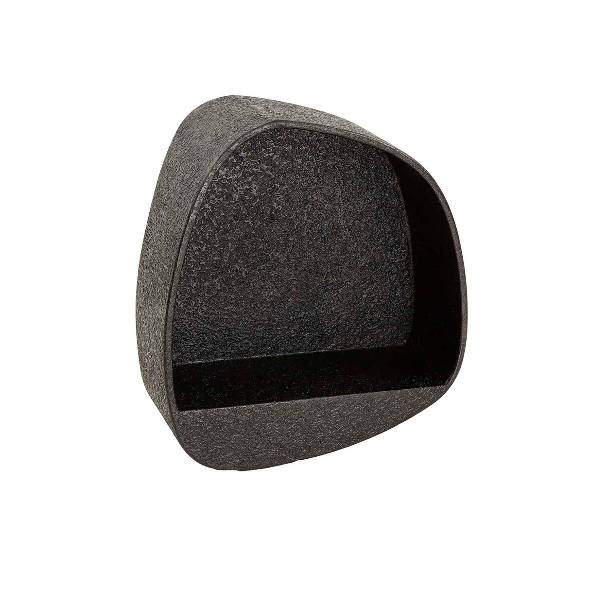 Estante de pared de color gris metálico ancho 44x21 cm Aeris