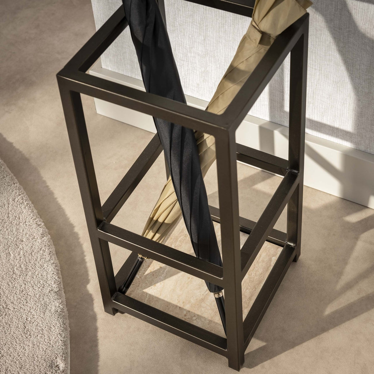 Sable Paraplubak cuadrado Drift Brown H53 cm