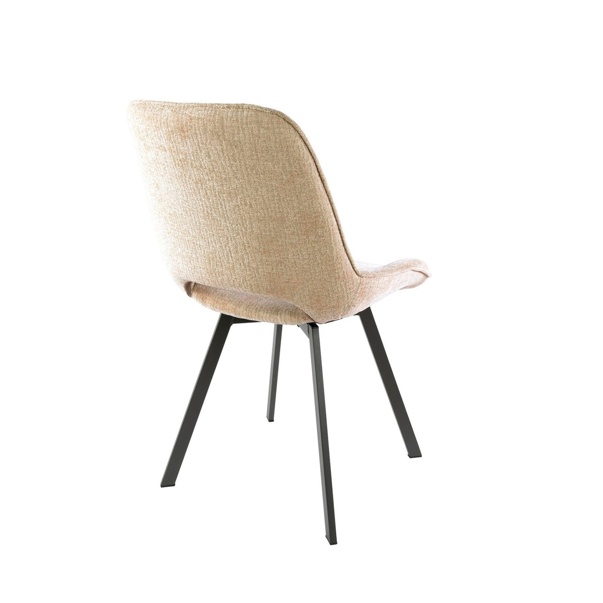 Juego de 4 sillas de comedor Avero giratorias Jaroq arena