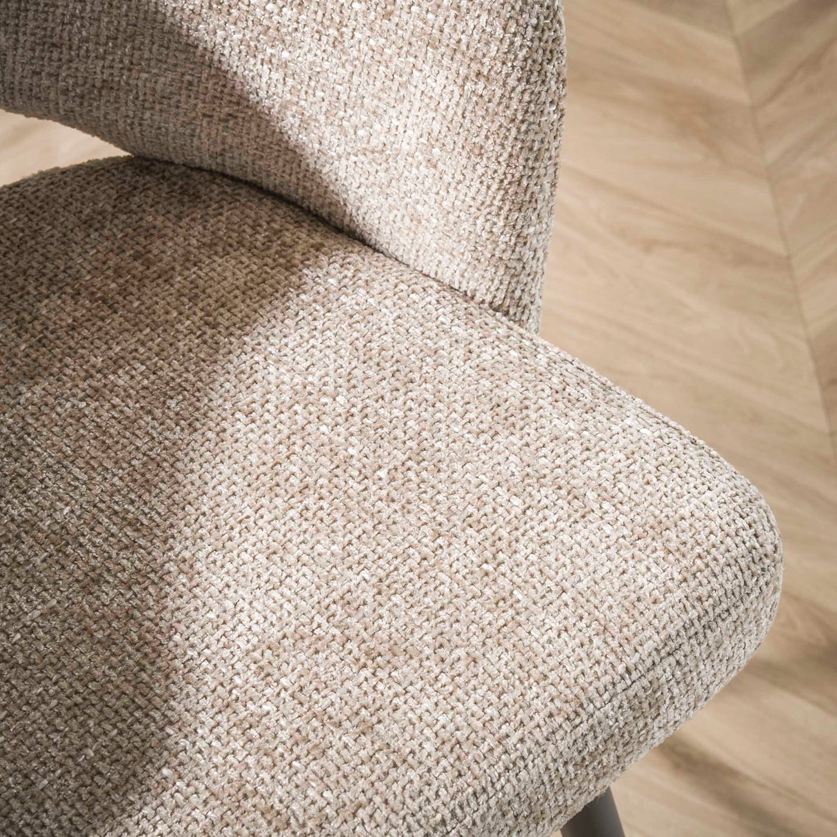 Silla de comedor moderna Zand Cargo Tissee Tela