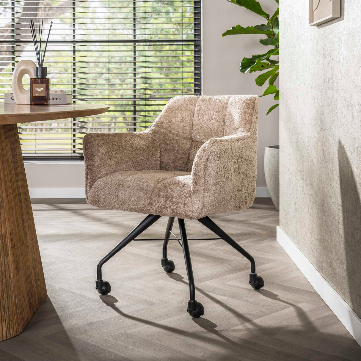 Conjunto de 2 sillas de comedor Tova Alura arena