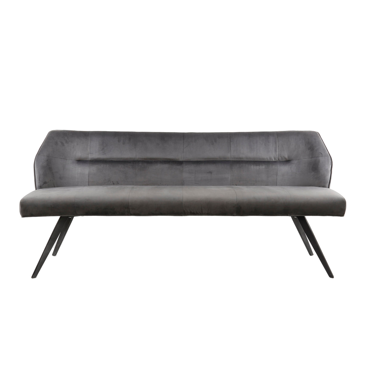 Banco de comedor Chia Velvet Antracita 188 cm