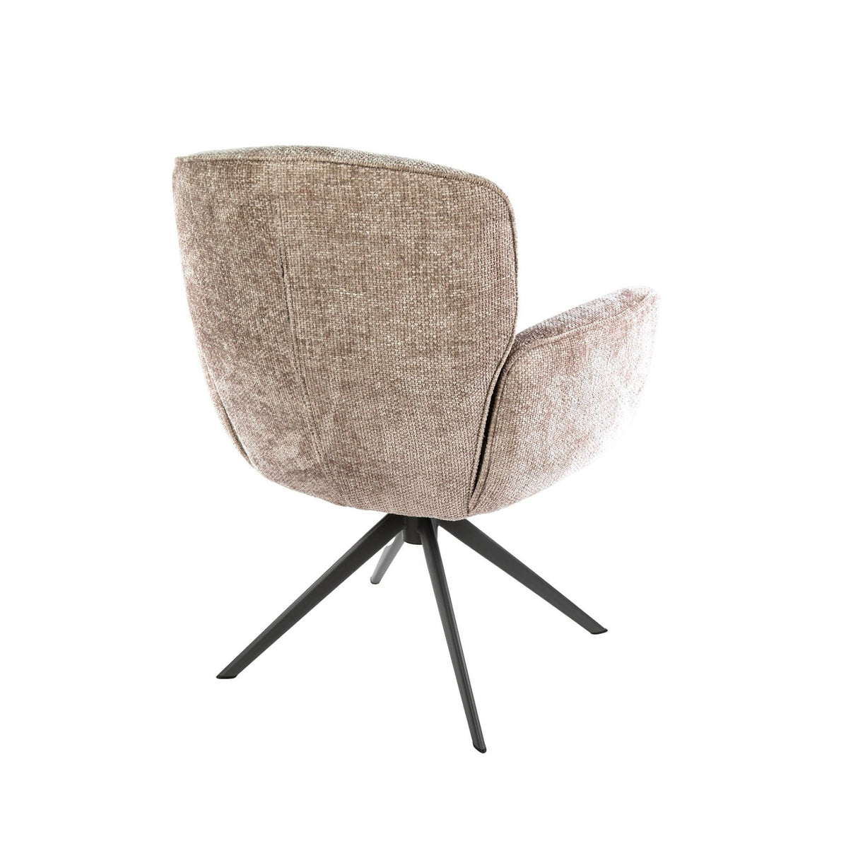 Set de 2 sillas de comedor Savona giratorias Hoven color arena