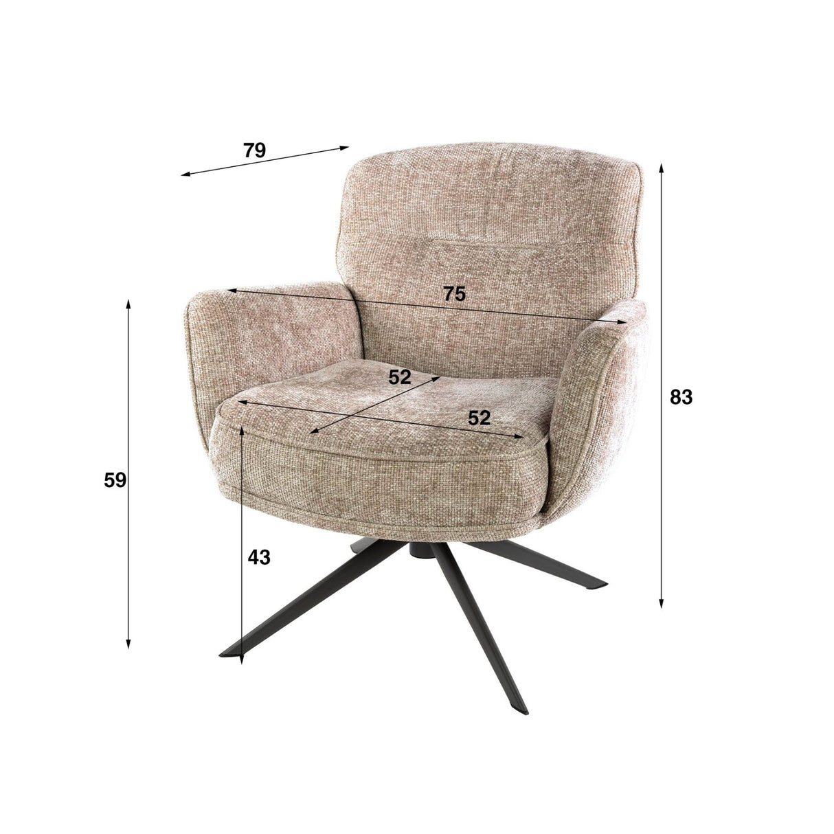 Silla reclinable Roma Hoven Rich Arena