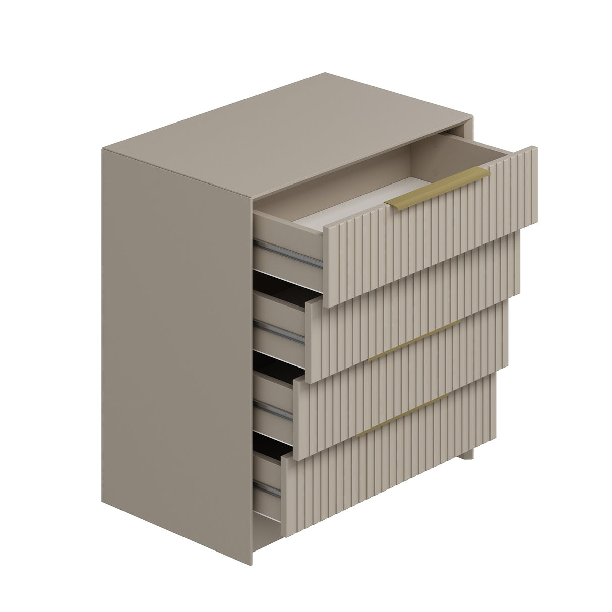 Ladekasten - Ladekast Kala Luxe Steen Melamine 72x77x45 cm - Dimehouse