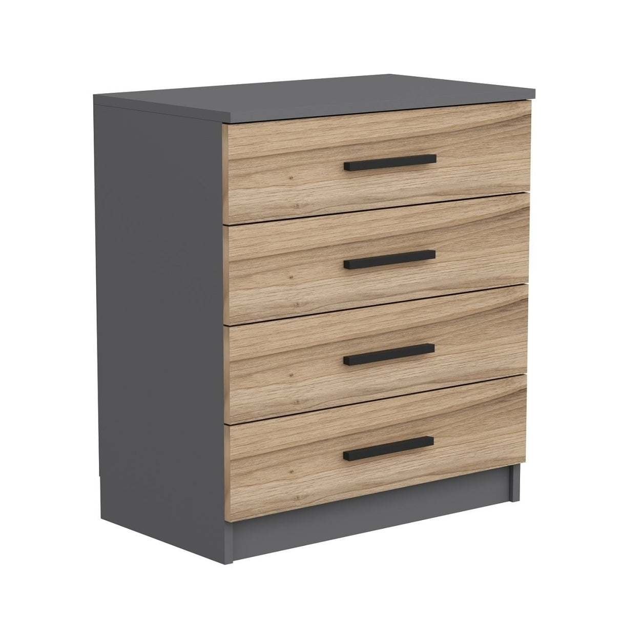 Ladekasten - Ladekast Kale Walnoot Melamine 70x42x79 cm - Dimehouse