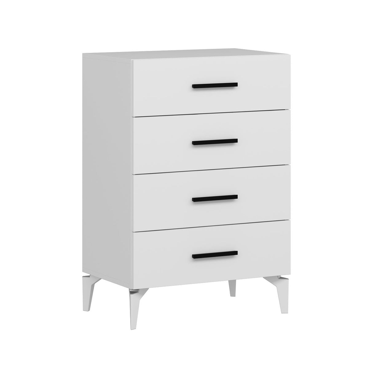 Ladekasten - Ladekast Kale Wit Melamine 72x106x47 cm - Dimehouse