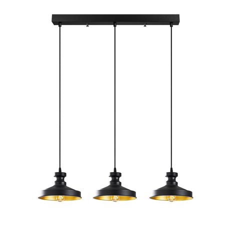 Lámpara colgante de metal negro Allure