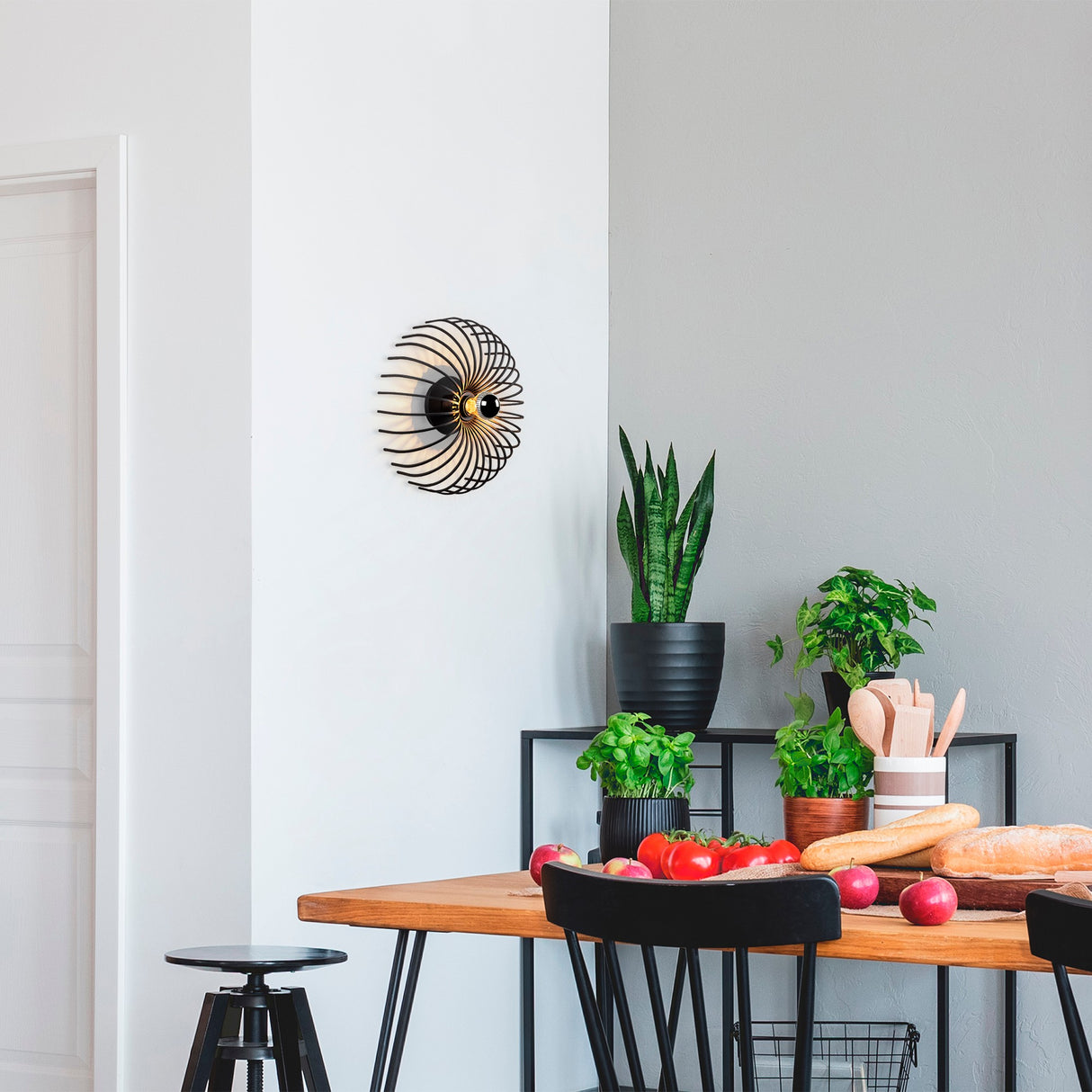 Aplique Negro Metal Poise