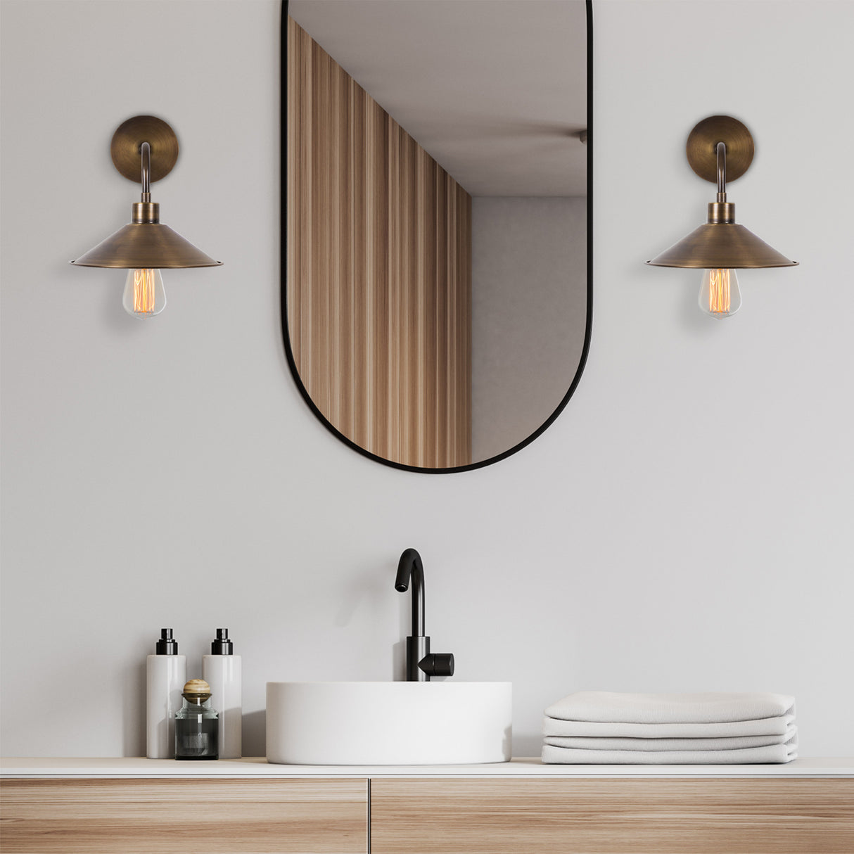 Aplique de metal color bronce Allure