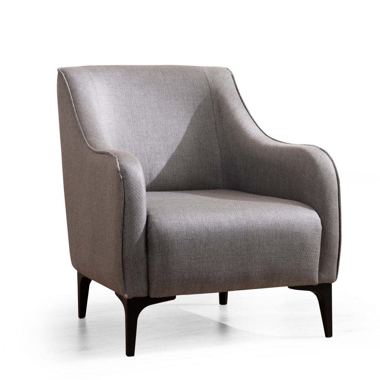Sillón rural moderno tela gris Belissimo