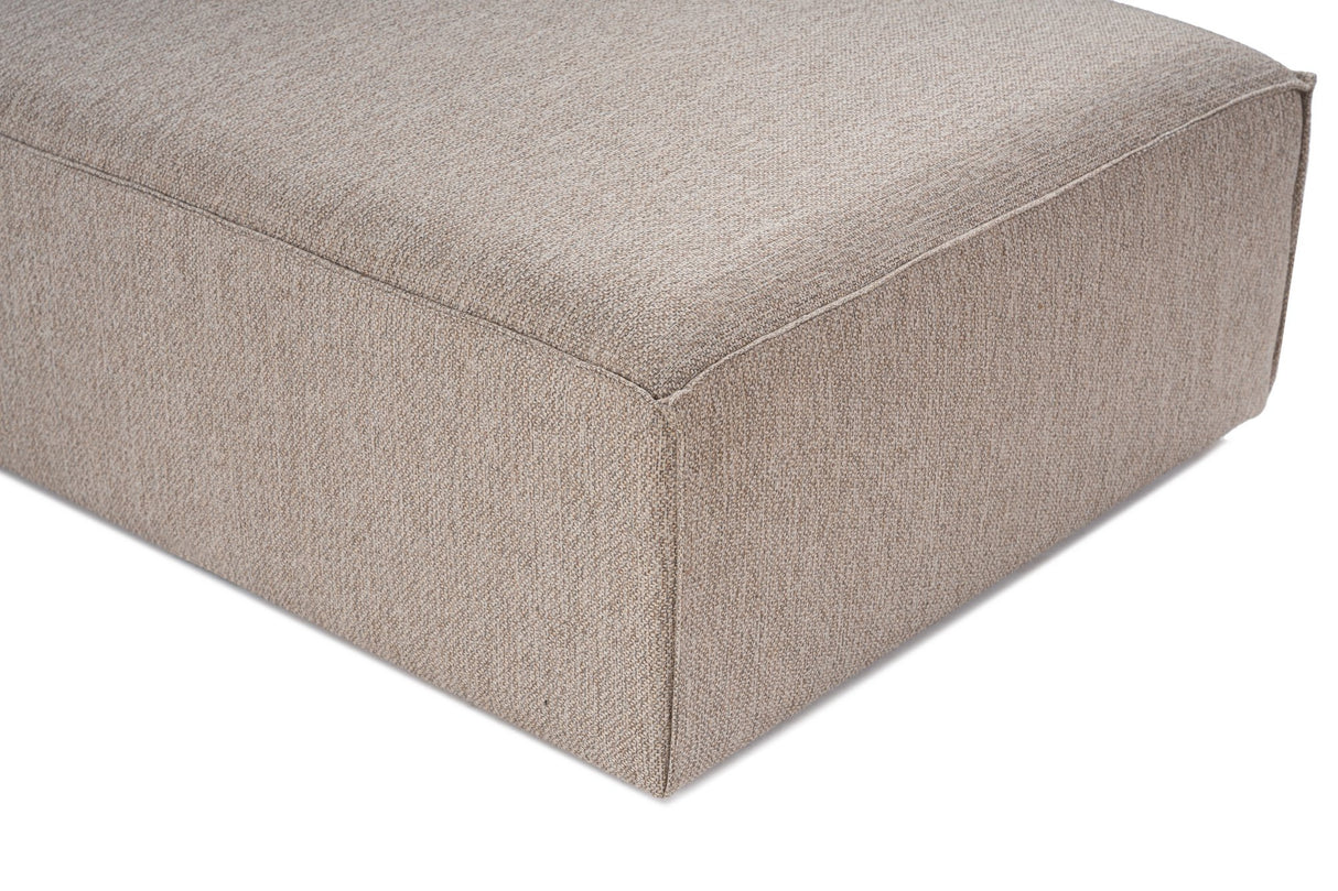 Banken - Modulaire XXL hoekbank beige linnen 430 cm breed Sora - Dimehouse