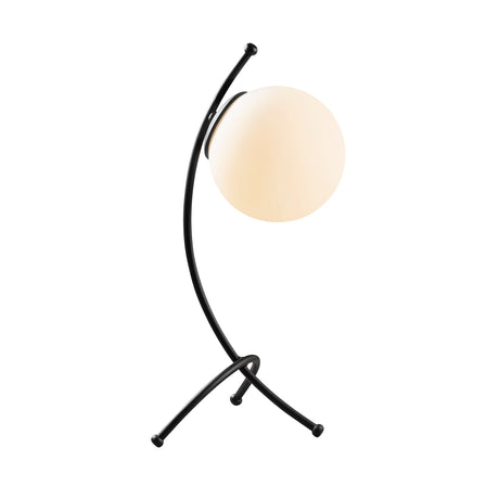 Lámpara de mesa Negro Blanco Vidrio Nightstrike