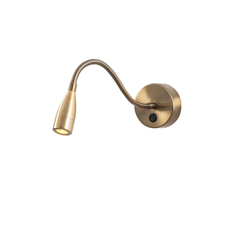 Aplique de 1 luz en metal color bronce Veridia