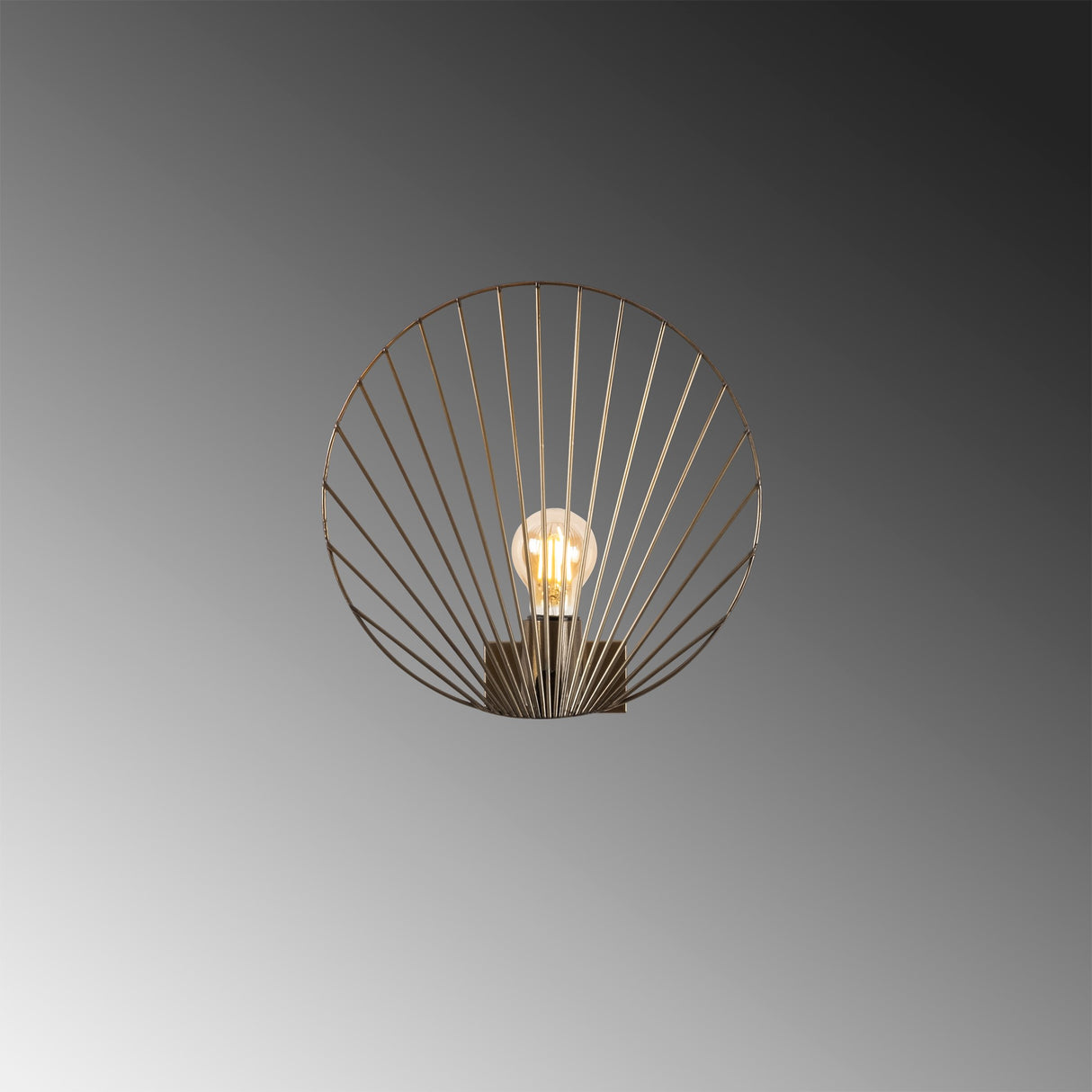 Lámpara de pared de metal color bronce Arbor