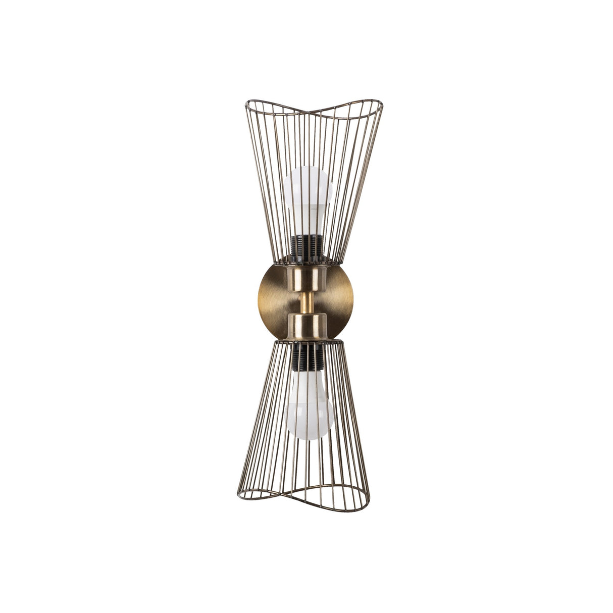 Lámpara de pared de metal color bronce Void