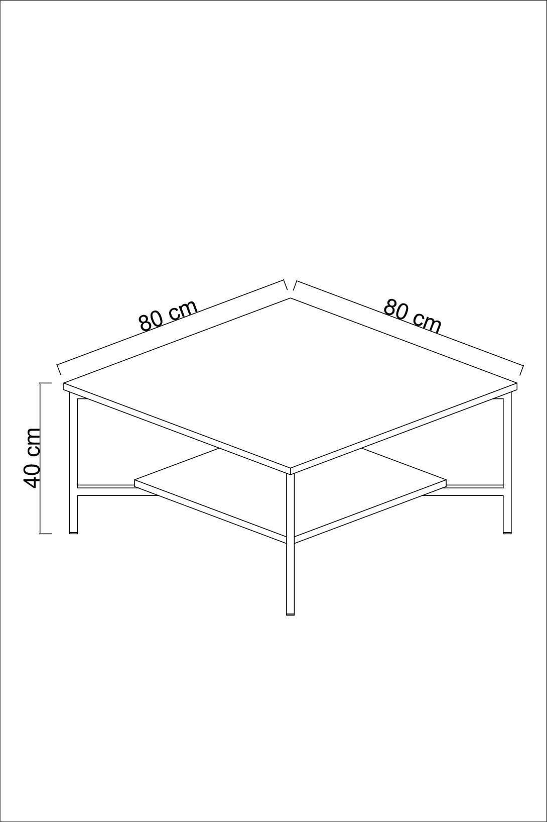 Meubelsets - Meubelset Wit - Zwart - Chrome Line - Salontafel + TV Meubel - Dimehouse