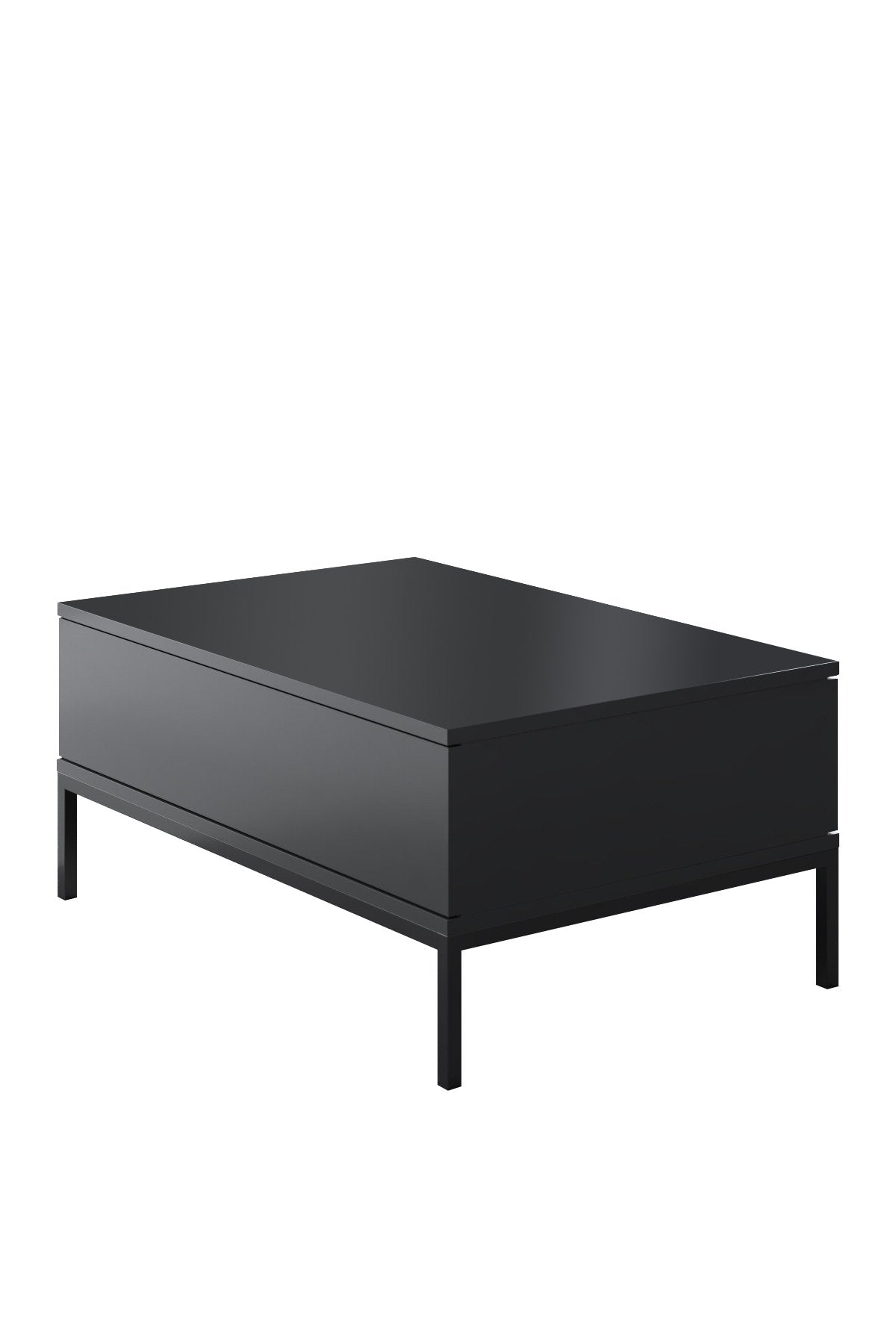 Meubelsets - Meubelset Antraciet Lord - Salontafel + TV Meubel + Dressoir - Zwart Frame - Dimehouse