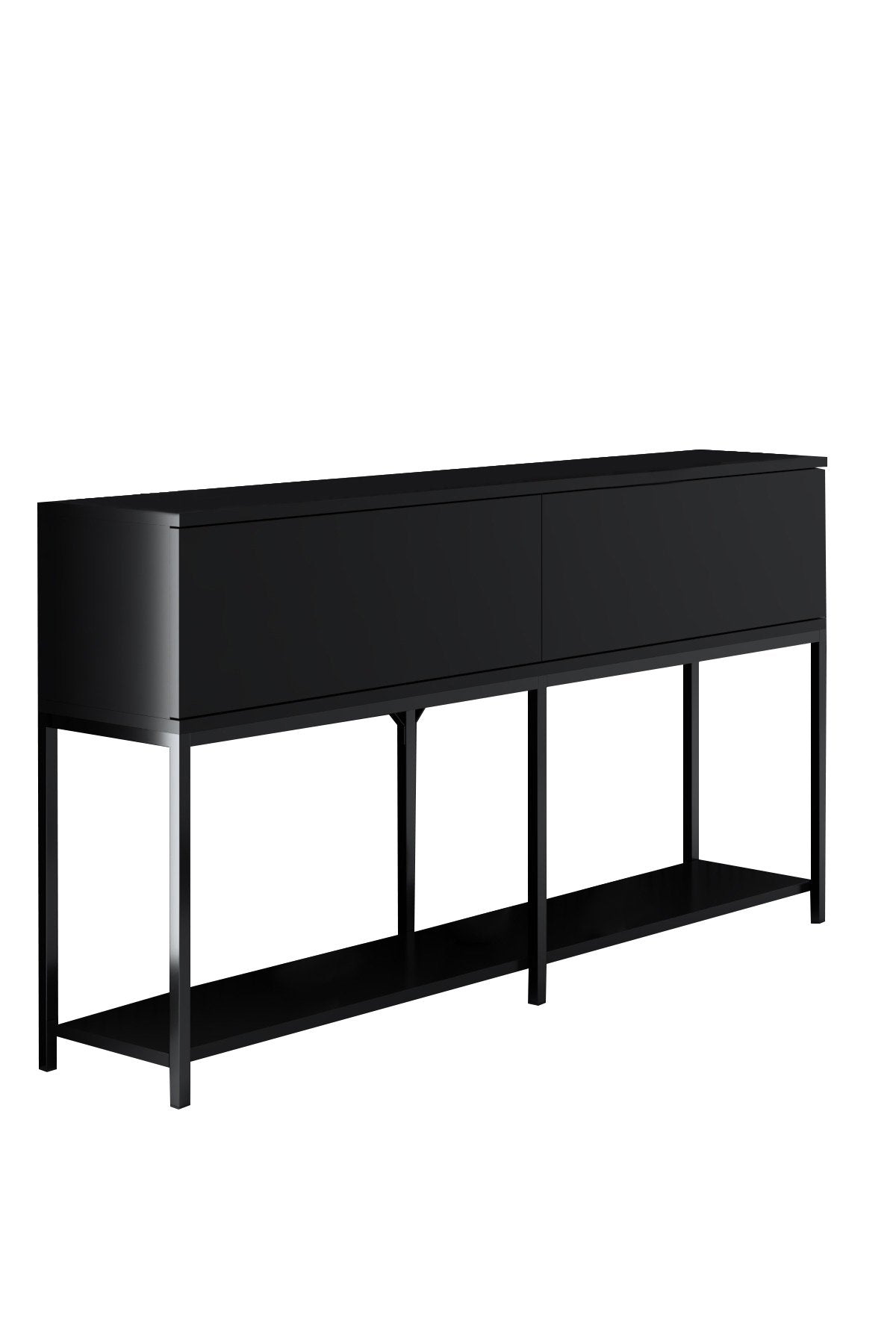 Meubelsets - Meubelset Zwart Lord - Salontafel + TV Meubel + Dressoir - Zwart Frame - Dimehouse