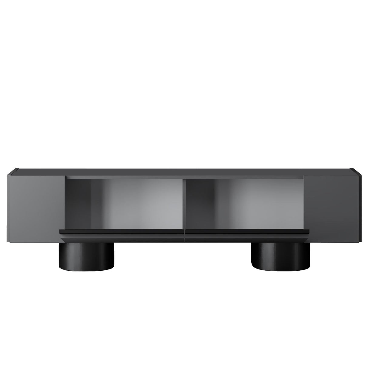 Mueble-de-TV-Bohem-Antracita-180x50x30---Marco-Negro