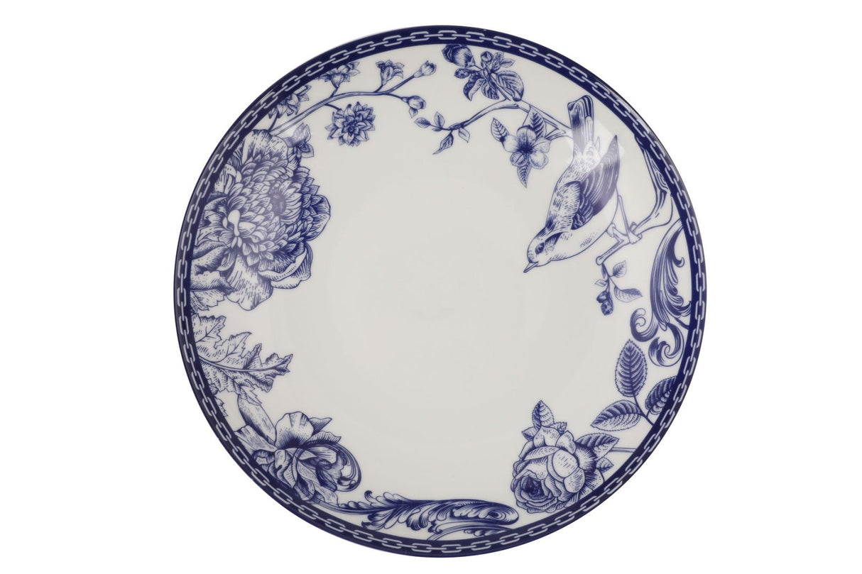 ZG24Y2420939016 Azul Blanco 100% PORCELANA