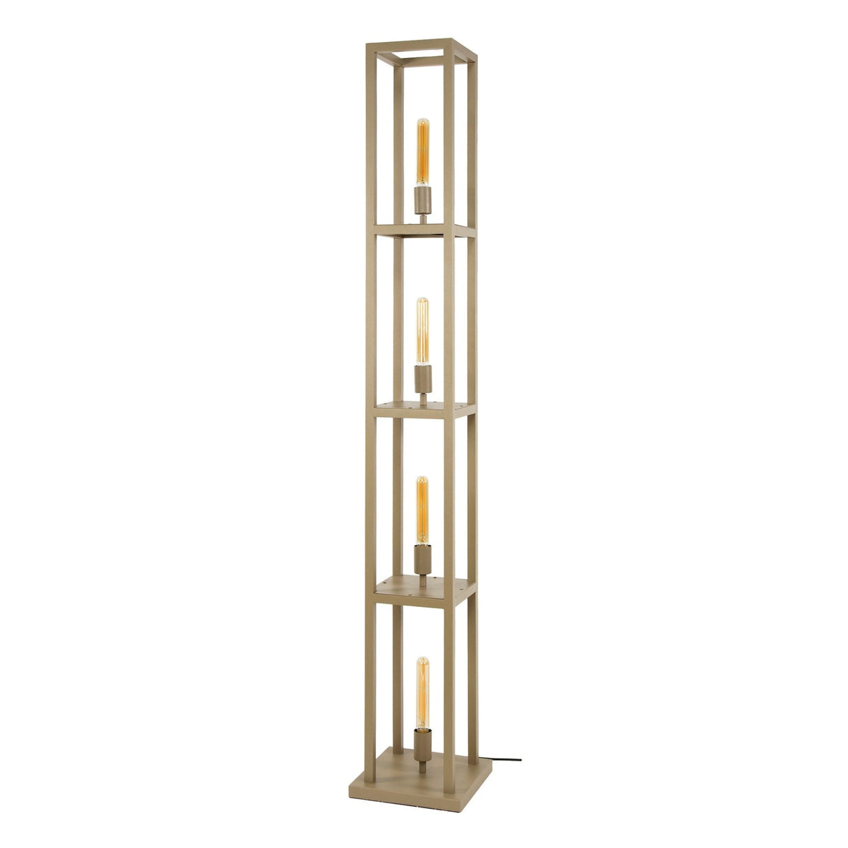 Lámpara de pie de diseño Nova de 4 luces - Beige - 160 cm