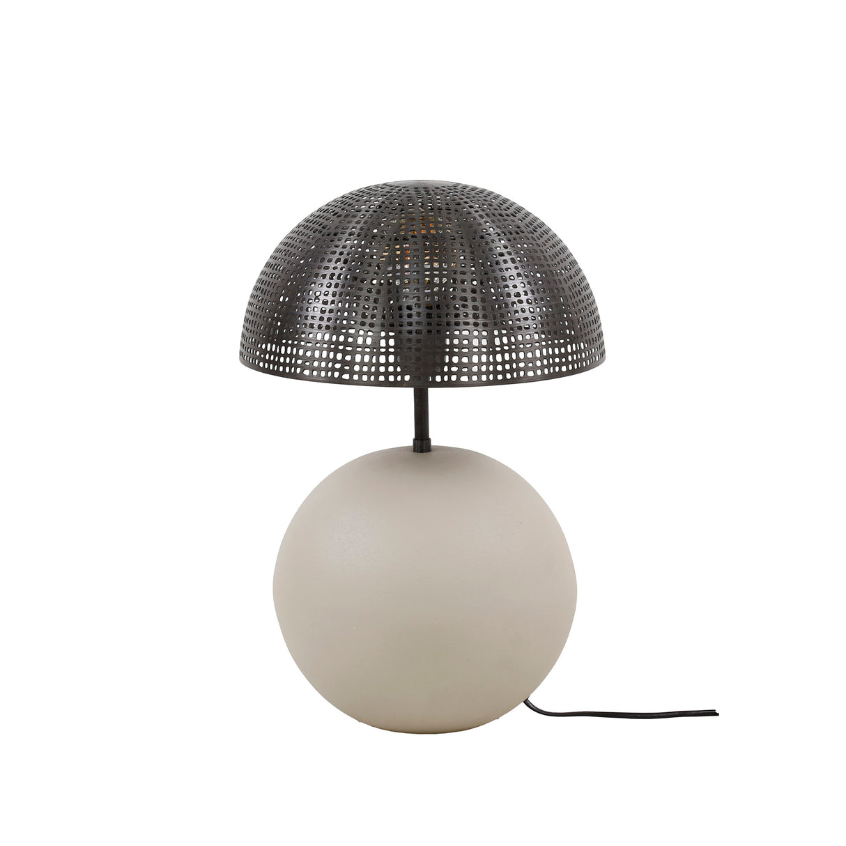 Lámpara de mesa Avelie Bola orgánica Ø26 cm