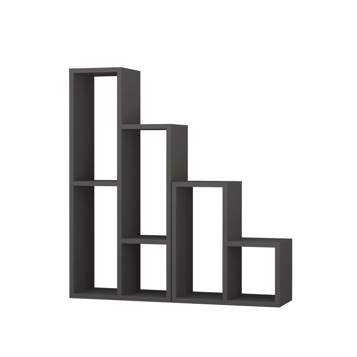 Boekenkasten - Modulaire vakkenkast antraciet melamine Sule 42x89x20 cm - Dimehouse