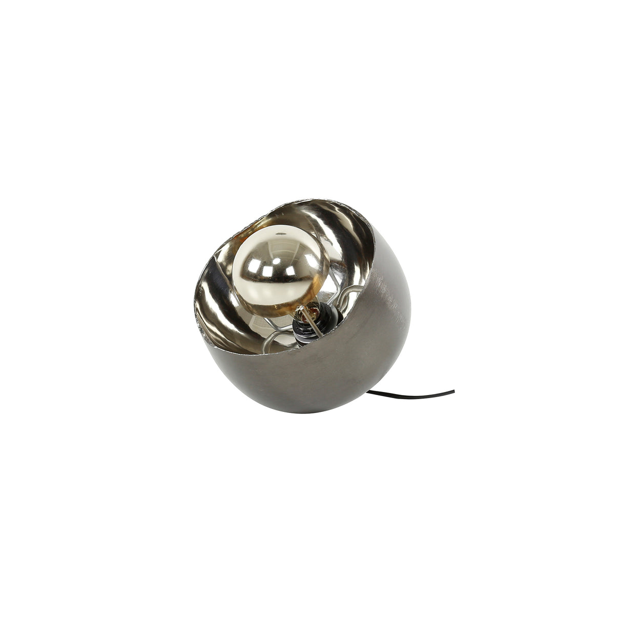 Oria Lámpara de mesa Ø28 Mirror Negro Níquel