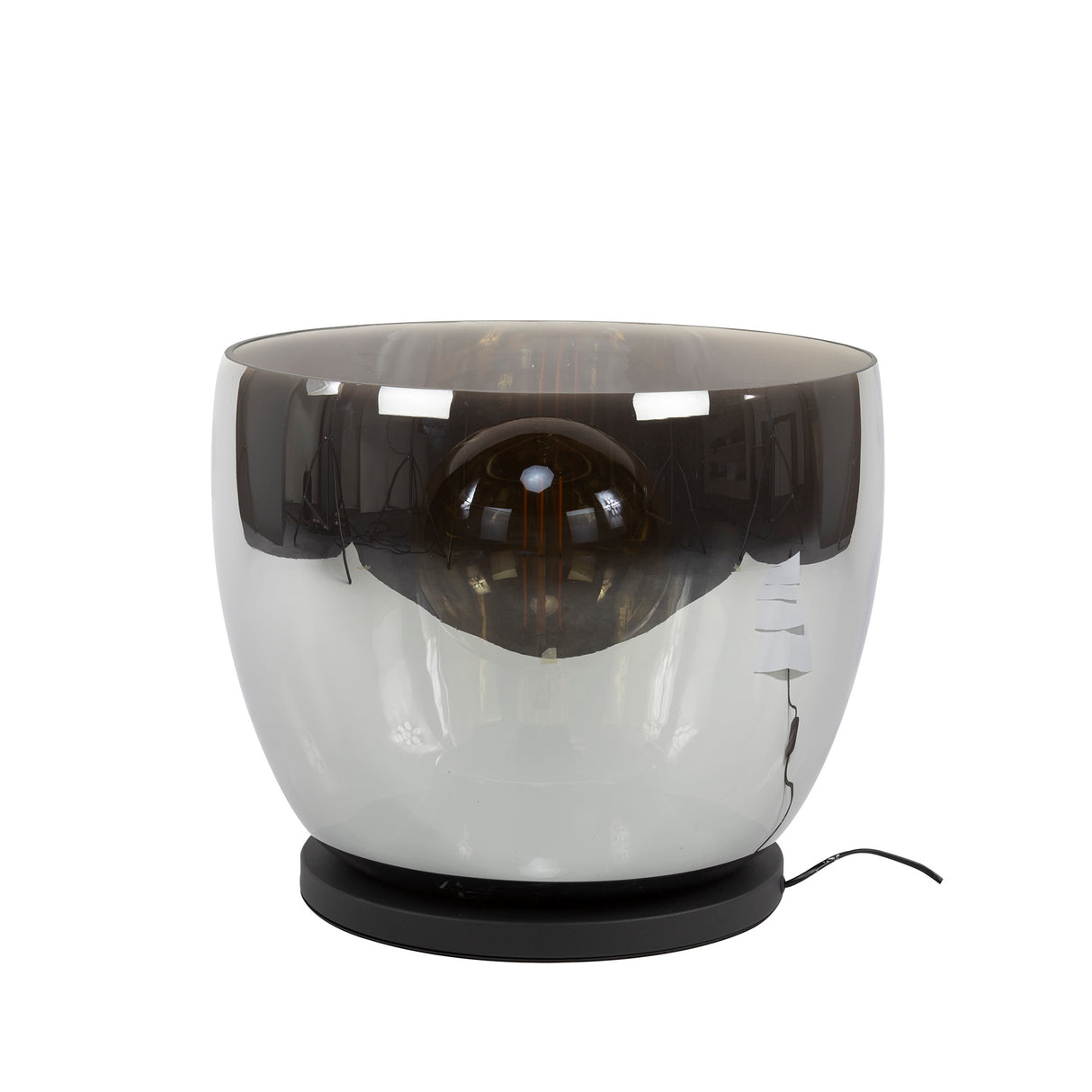 Lámpara de pie Dain UP XXL Vidrio color cromo