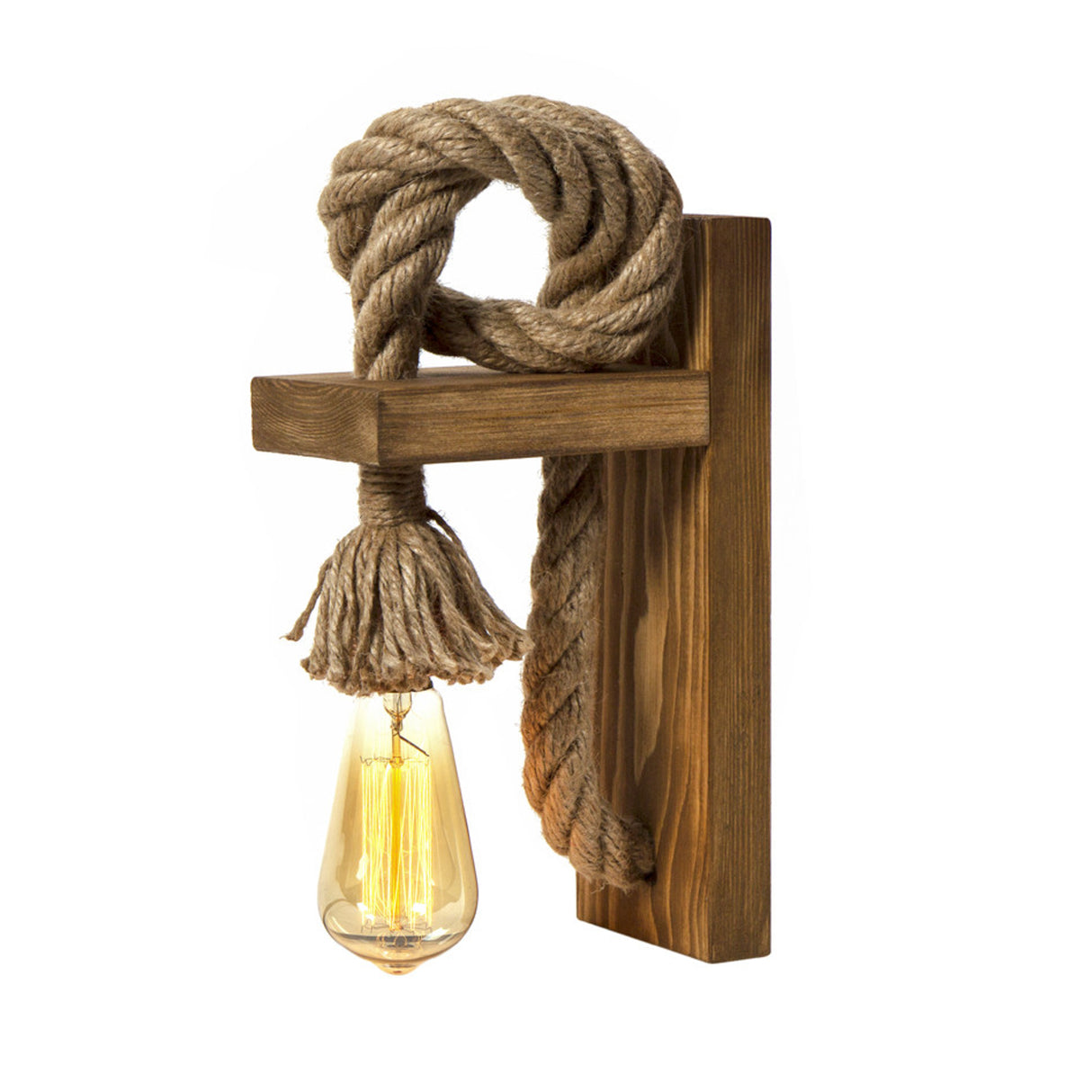 Lámpara de pared marrón metálica Nocturne